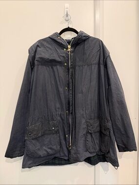 Barbour Vintage Plaid Wax Jacket